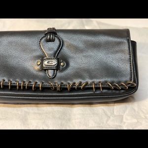 Black Guess wristlet